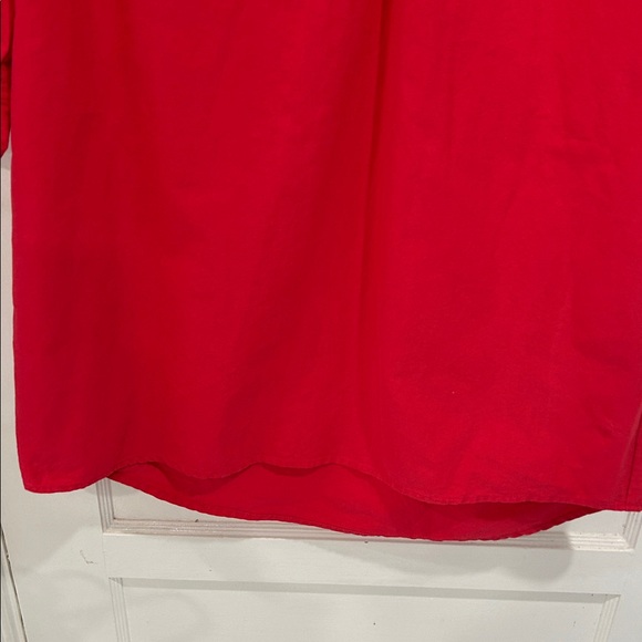 Tuckernuck Pomander Place Cotton Popover Polly Dress in Poppy Red - Medium - Picture 9 of 15